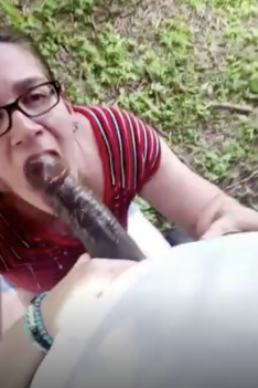 BEST white girl head in the woods!-bOOtyMAXXX.tv